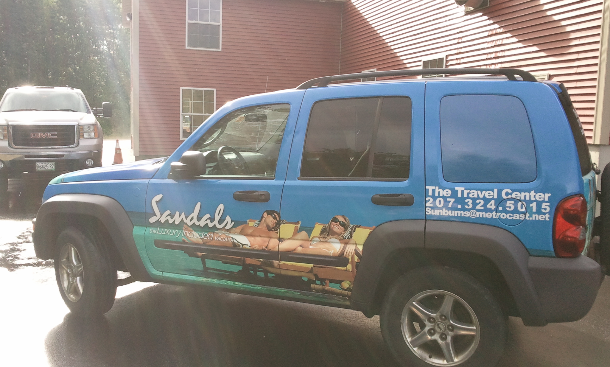 full vehicle wrap for sanford maine business by lake graphics