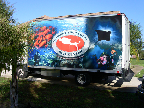 Fleet wrap by Lake Graphics located in Maine